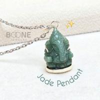 ราคา "จี้พระพิฆเนศ"แกะสลักจากหยกพม่าแท้ (43250992183)