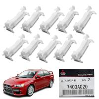 ราคา กิ๊ปหลังคา มิตซู แท้ พลาสติก สีขาว 10ชิ้น สำหรับ มิตซูบิชิ แลนเซอร์ Mitsubishi Lancer ปี 2004 2008 2010 2012 2011 2014 (7426251989)
