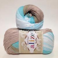 ราคา เส้นด้ายถัก Alize Bella Batik 3675 (4082864128)