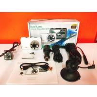 ราคา รุ่น FH05H (สีขาว) กล้องติดรถยนต์กล้องหน้า พร้อมกล้องหลัง FHD 1080P (433957747)