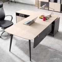 ราคา เหล็กไม้ Supervisor โต๊ะ Boss โต๊ะมัลติฟังก์ชั่นสํานักงานเรียบง่ายขนาดใหญ่ Workbench ผสมโต๊ะคอมพิวเตอร์ตู้หนังสือ Manager โต๊ะ HLMO (53951494012)