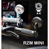 ราคา RZM กระจกปลายแฮนด์ mini เลนส์ตัดแสงสีเงิน สีดำ (4179853762)