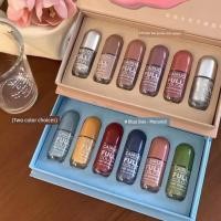 ราคา เล็บ เล็บปลอม ยาทาเล็บ12สีชุดผู้หญิงฤดูใบไม้ผลิและฤดูร้อนสีชมพูและสีน้ำเงินใหม่ปลอดภัยปลอดการอบยาทาเล็บสูตรน้ำ Kesra (49701211941)