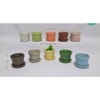 ราคา กระถางเซรามิคจิ๋ว2.5"เคลือบแมตต์ (2996890582)