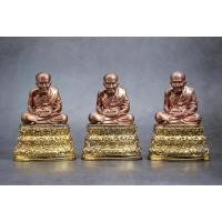 ราคา รับประกันแท้จากวัด100%พระบูชาหลวงปู่ทวดเหยียบน้ำทะเลจืดวัดบ้านสวนเนื้อโลหะสองกษัตริย์รุ่นโพธิสัตโตปี2557 (23430513590)