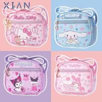 ราคา XIANEN กระเป๋าเครื่องสําอาง หนัง PU KT Melody Kuromi กระเป๋าแต่งหน้า, กระเป๋าสะพายข้างลายการ์ตูน (40761754072)