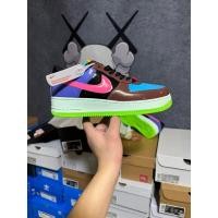 ราคา Nike First Layer Patent Leather Air Force 1 Low Pink Brown Blue Ultra-High Cleaning Low-Top Casual รองเท้าผ้าใบ (54351308649)