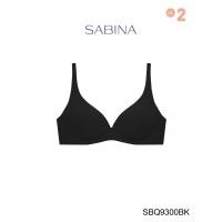 ราคา SABINA BRALESS เสื้อชั้นใน Invisible Wire (ไม่มีโครง) รุ่น TWENTY FIVE รหัส SBQ9300BK สีดำ (22219239070)