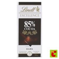 ราคา ลินด์ Dark เอ็กเซลเลนซ์ ขนาดดาร์กช็อกโกแลตแท่ง 0.85100 กรัมLindtExcellence ChocolateBar 0.85Size 100g. (18472375396)