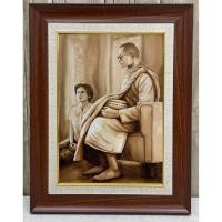 ราคา ภาพพิมพ์บนผ้าแคนวาส จากต้นฉบับภาพวาดสีน้ำ พร้อมกรอบสีขาว /กรอบลายไม้ สวยๆ (18104832352)