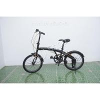 ราคา จักรยานพับได้ญี่ปุ่น - ล้อ 20 นิ้ว - มีเกียร์ - อลูมิเนียม - Wachsen - สีดำ [จักรยานมือสอง] (28953439635)