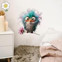 ราคา สติ๊กเกอร์ติดผนังลายการ์ตูนนก สำหรับตกแต่งห้องน้ำและตู้เย็น ทำให้บ้านของคุณมีสีสันสดใส (43967083609)
