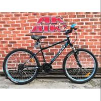 ราคา จักรยานเสือภูเขา 24นิ้ว สำหรับเด็กโต โช๊คหน้า 18 เกียร์ (5540387596)