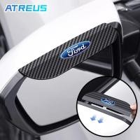 ราคา 2 ชิ้น Ford คิ้วกันฝนกระจกมองข้างรถยนต์คาร์บอนไฟเบอร์ กระจกมองหลังรถยนต์ คิ้วกันฝน คิ้วติดกระจกมองข้างรถยนต์ สำหรับ Ford Ranger Raptor Everest Fiesta Focus Mustang Escape Ecosport STI (25519341305)