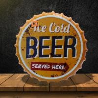 ราคา ป้ายสังกะสี ป้ายฝาจีบ ตกแต่งผนัง สไตล์ วินเทจ เเต่งร้าน เเต่งบ้าน พร้อมส่งจากไทย!! (28906599872)