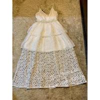 ราคา maxi dress ชุดเดรสสีขาว เดรสยาวสีขาว สายเดี่ยวสีขาว ชุดไปทะเล สายคอนเท้น (18872696445)