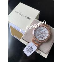 ราคา ❤️พร้อมส่ง✨Michael Kors Chronograph Bracelet Stanless Strap Watch MK5491 - Pink Gold แท้% (13997030947)