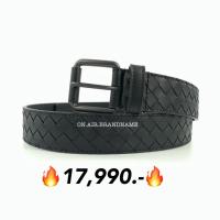 ราคา New bottega belt เข็มขัด รุ่นหัวหุ้มหนัง 3.5 cm. สีดำ (25686095105)