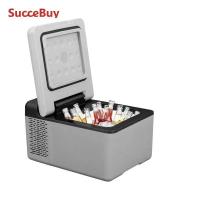 ราคา SuceBuy 9L 15L รถตู้เย็นแบบพกพาคอมเพรสเซอร์ตู้เย็นตู้แช่แข็ง Cooler 12 V/24 V DC 110-240 V AC RV Travelling Camping ตกปลา (47251344082)