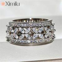 ราคา หรูหรา Seiko Cube Zirconia เจ้าหญิงแหวนหญิงแฟชั่นดอกไม้แหวน Hollow Bow เครื่องประดับ (28742292350)