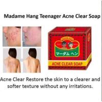 ราคา Madame Heng Teenage Acne Clear Soap สบู่ประสิทธิภาพการทำความสะอาดผิว ด้วยส่วนผสมของ TeaTree ให้หน้าเกลี้ยง ใส ลดสิว (11103085585)