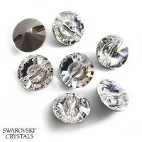 ราคา SWAROVSKI กระดุมเลื่อมเย็บผ้ากลมสวารอฟสกี้ Rivoli 12 มม. - ใส (27332643879)