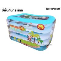 ราคา สระน้ำ สระน้ำเป่าลม สี่เหลี่ยม แฟมิลี่ 1.2M 4 ชั้น เป่าลม สี่เหลี่ยม สระว่ายน้ำเด็ก สระว่ายน้ำใหญ่ สระน้ำถูกๆ รับประกันค (23661693395)