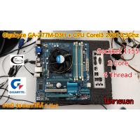 ราคา Mother board Gigabyte GA-Z77M-D3H ++ ((CPU Corei3 2120 3.3Ghz)) ราคารวม CPU ไม่ขายแยก// ตำหนิ ช่องRamใช้ได้ 2 Slot (11500887339)