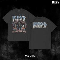 ราคา Power 7 Shop เสื้อยืดวง คิส ลิขสิทธ์แท้ KISS T-SHIRTS (MX-246) (29618948076)