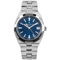 ราคา สายสแตนเลสประณีต VACHERON CONSTANTIN Overseas Blue Dial Date Display Charm กีฬาอินเทรนด์ประณีต High-End นาฬิกา (40669635435)