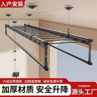 ราคา ราวแขวนผ้าแบบหมุนมือในร่ม ราวตากผ้าพับได้สำหรับบ้าน ระเบียง ราวตากผ้าอัตโนมัติแบบง่าย (50600644542)