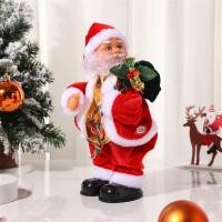ราคา ของตกแต่งคริสต์มาส ตุ๊กตาซานต้าคลอสเต้นรำ Dancing Santa Claus Doll, Christmas Decoration (43726143765)