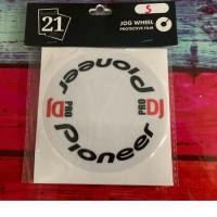 ราคา สีโปร่งใสลาย pioneer dj Size " S " สติกเกอร์ 1 ชุดมี 2 ชิ้น Skin jog สำหรับ XDJ RR DDJ SB,SB2,SB3 (25988432795)