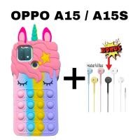 ราคา Oppo A15 Oppo A15 Case Pop It Unicorn Casing Pony Unicorn Soft Softcase Best (41576489139)
