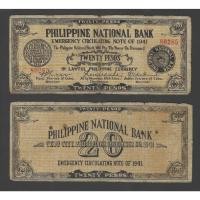 ราคา ธนบัตร กองโจรปลดแอกฟิลิปปินส์ PHILIPPINES รุ่นสงครามโลก ปี 1941 20 เปโซ P-S218 สภาพผ่านใช้ สำหรับสะสมประวัติศาสตร์ หายาก (26324204259)