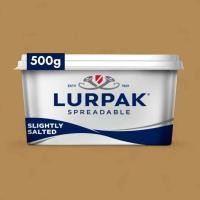 ราคา เนยทาขนมปังลูร์แพค รสเค็มเล็กน้อย 500 กรัม Lurpak Butter Spreadable Slightly Salted 500g (42115075508)