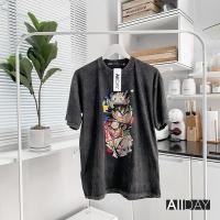 ราคา เสื้อวินเทจ สกีนลายการ์ตูน โงกุน ผ้าคอตตอนแท้100%✅งานแบรนด์แท้ (19260491353)