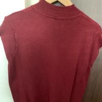 ราคา เสื้อไหมพรมสีเลือดหมู คอเต่า แขนจั้ม (3917298965)