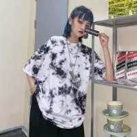 ราคา เสื้อยืด oversize ลายมัดย้อมเท่ๆ (7441377010)