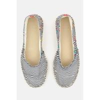 ราคา Havaianas OriginalWomen Striped Slip On Casual Flats สีดํา/ขาว Combow (43314689004)