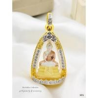 ราคา จี้พระหลวงพ่อโสธรประดับเพชรสวิสหุ้มทองคำแท้หนาพิเศษ (28769133104)