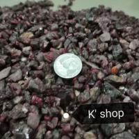 ราคา พลอยแดง ruby ทับทิมพม่ายังไม่ได้เผาคละไซส์ทั้งใหญ่และเล็ก น้ำหนักรวม 50 กรัม (2811080065)