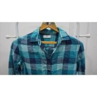 ราคา เสื้อเชิ้ต Uniqlo ไซด์ S ลายสก๊อต ผ้าลินิน มือสองของแท้ (24315038976)