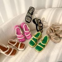 ราคา ✨รุ่นใหม่ SUGUS พร้อมส่ง ✨ รองเท้าส้นตึกรุ่นใหม่ นุ่มนิ่ม สายรัดส้น สาวๆต้องมี (25960014985)