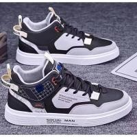 ราคา Addision ของใหม่ รองเท้าผ้าใบผู้ชาย รองเท้าแฟชั่น รองเท้ากีฬา มี3สี（ ขาว ดำ ครีม）A0117 (27264669162)