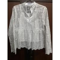 ราคา เสื้อแขนยาวลูกไม้ฉลุ สีขาว (9934474567)