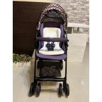 ราคา รถเข็นเด็ก ยี่ห้อ Aprica รุ่น AirRia สีม่วง พร้อมซัพพอร์ต สีหลังคาเฟดตามภาพ (18913715188)
