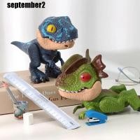ราคา Spepember ชุดเครื่องเขียนไดโนเสาร์, 5 in 1 ของเล่นเพื่อการศึกษาชุดเครื่องเขียนสัตว์, ของขวัญสร้างสรรค์กบเหลาดินสอ Raptor จําลองสูง T-Rex ของเล่นชุดเครื่องเขียน (26479153161)