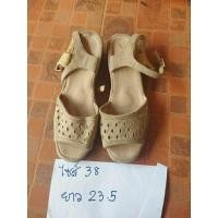 ราคา รองเท้ารัดข้อเท้า มือสอง ไซส์ 38 ยาว 23.5 น้ำหนักเบา (27162668583)