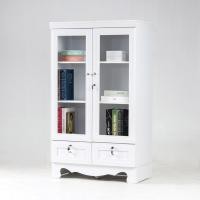 ราคา ส่งฟรี!! ตู้โชว์ ตู้กระจกบานเปิด สไตล์วินเทจ มีลิ้นชัก F713 (4691849567)